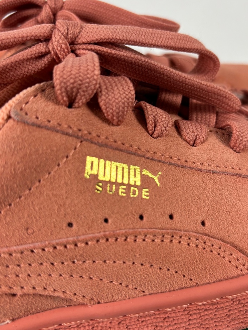 Puma, Suede, Skate/Court, Sneakers, Pale Pink/Samon Women's Size 8.5- 39 UK - Picture 2 of 12